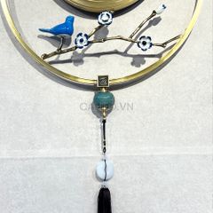 Đồng Hồ Treo Tường Bằng Đồng - Hỷ Thước Kim Trôi