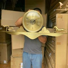 Đồng Hồ Trang Trí Treo Tường Bằng Đồng Cao Cấp