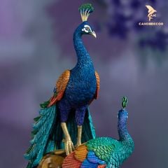 Lục Khổng Tước - Đôi Chim Công Uyên Ương Bằng Đồng