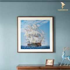 Tranh Đồng Thuyền Buồm 