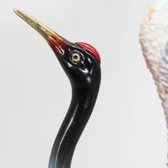 Tượng Hạc Đứng Lưng Rùa Bằng Đồng