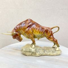 Tượng Đồng Bò Tót Tài Chính Phong Thủy
