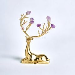 Tượng Hươu Trường Thọ Trang Trí Để Bàn Cao cấp