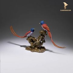 Đôi Chim Uyên Ương Bằng Đồng - Đôi Chim Thiên Đường Châu Á