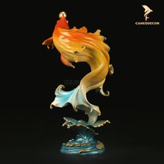 Tượng Cá Chép Ngậm Ngọc Bằng Đồng