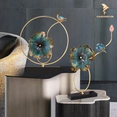 Trang Trí Để Bàn - Lá Sen Xanh