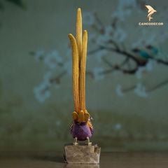 Chim Trĩ Đuôi Dài Bằng Đồng - Tượng Để Bàn Trang Trí