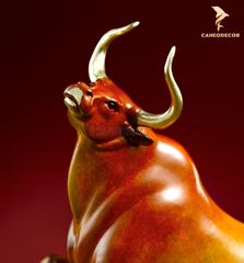 Tượng Đồng Bò Tót Tài Chính - Cao Cấp