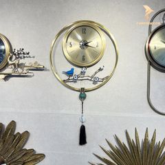 Đồng Hồ Treo Tường Bằng Đồng - Hỷ Thước Kim Trôi