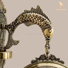 Đồng Hồ Hai Mặt Con Cá