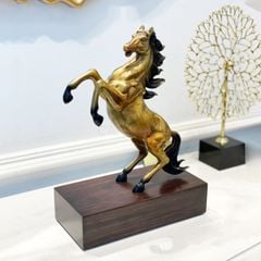 Tượng Nhất Mã Bằng Đồng - Ngựa Hí