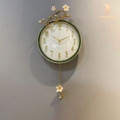Đồng Hồ Treo Tường Hoa Đào