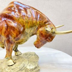 Tượng Đồng Bò Tót Tài Chính Phong Thủy