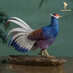 Gà Lôi Tai Nâu - Tượng Đồng Gà Quý Trung Hoa