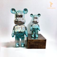 Tượng Mô Hình Gấu Bearbrick Mạ Điện 80cm