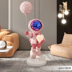 Mô Hình Tượng Đèn Trang Trí - Phi Hành Gia Cầm Bóng