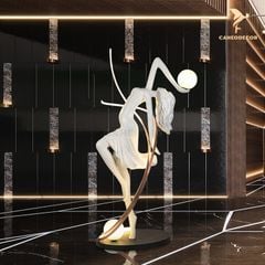 Tượng Đèn Trang Trí - Cô Gái Khiêu Vũ