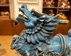 Tượng Đồng Kỳ Lân Phong Thuỷ - Xanh Đại Dương
