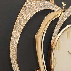 Đồng Hồ Trang Trí Treo Tường Hoa Hồng Cao Cấp