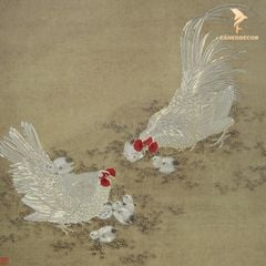 Tranh Đồng Đàn Gà Sum Vầy - Hạnh Phúc Gia Đình