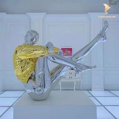 Tượng Mô Hình Trang Trí - Cô Gái Robot 2