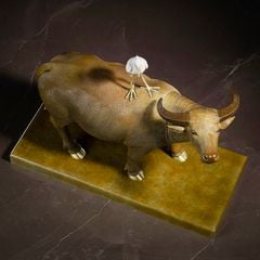 Tượng Con Trâu Bằng Đồng