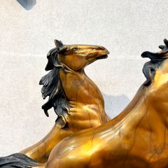 Tượng Đồng Phong Thuỷ Ngựa Mã Đáo Song Hành