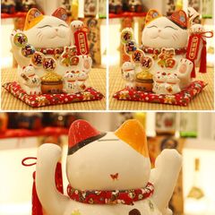 Mèo Thần Tài Vẫy Tay - Lộc Tài Tiến Tới (27cm)