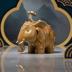 Tượng Đồng Phong Thuỷ Chú Voi Như Ý