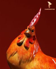 Tượng Gà Trống May Mắn Bằng Đồng - Cao Cấp