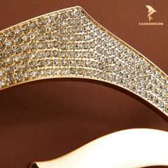 Đồng Hồ Trang Trí Treo Tường Hoa Hồng Cao Cấp