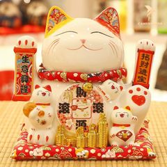 Mèo Thần Tài Vẫy Tay - Tài Lộc Thịnh Vượng (27cm)