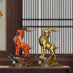 Tượng Dê Tài Lộc Bằng Đồng - Phú Quý Trường Thọ
