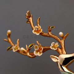 Đồng Hồ Hươu Bằng Đồng Trường Thọ