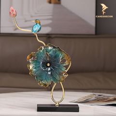 Trang Trí Để Bàn - Lá Sen Xanh