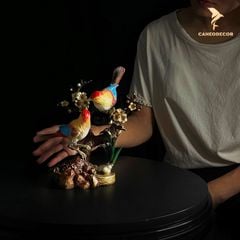 Tượng Đồng Đôi Chim Uyên Ương