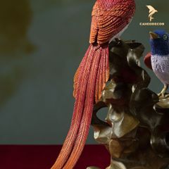 Đôi Chim Uyên Ương Bằng Đồng - Đôi Chim Thiên Đường Châu Á
