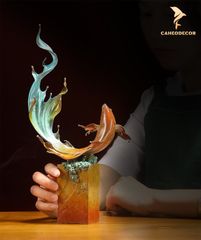 Tượng Đồng Cá Chép Tự Do - Cao Cấp