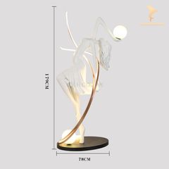 Tượng Đèn Trang Trí - Cô Gái Khiêu Vũ