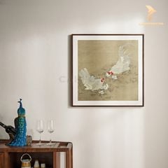 Tranh Đồng Đàn Gà Sum Vầy - Hạnh Phúc Gia Đình