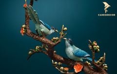 Tượng Đồng Chim Hỉ Thước Đăng Mai - Hỉ Thước Sùng Bái