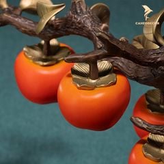 Đôi Chim Đậu Cành Hồng Bằng Đồng - Cao Cấp