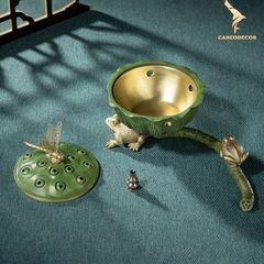 Lư Đồng Xông Trầm Búp Sen