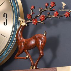 Đồng Hồ Hươu Bằng Đồng Cao Cấp