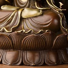 Tượng Bồ Tát Ngồi Thiền Bằng Đồng