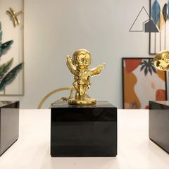 Tượng bộ 4 chú tiểu thiếu lâm múa võ