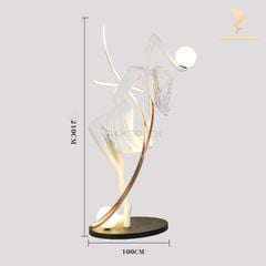 Tượng Đèn Trang Trí - Cô Gái Khiêu Vũ