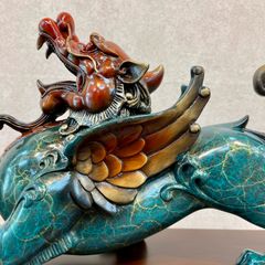 Tượng Đồng Phong Thuỷ Tỳ Hưu Màu