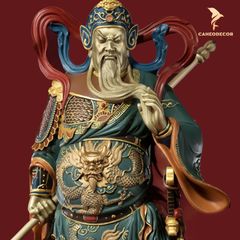 Tượng Quan Thánh Đế Quân Phong Thuỷ Bằng Đồng