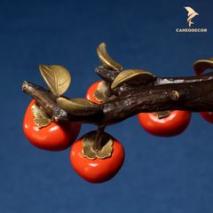 Đôi Vẹt Đậu Cây Hồng Bằng Đồng - Cao Cấp